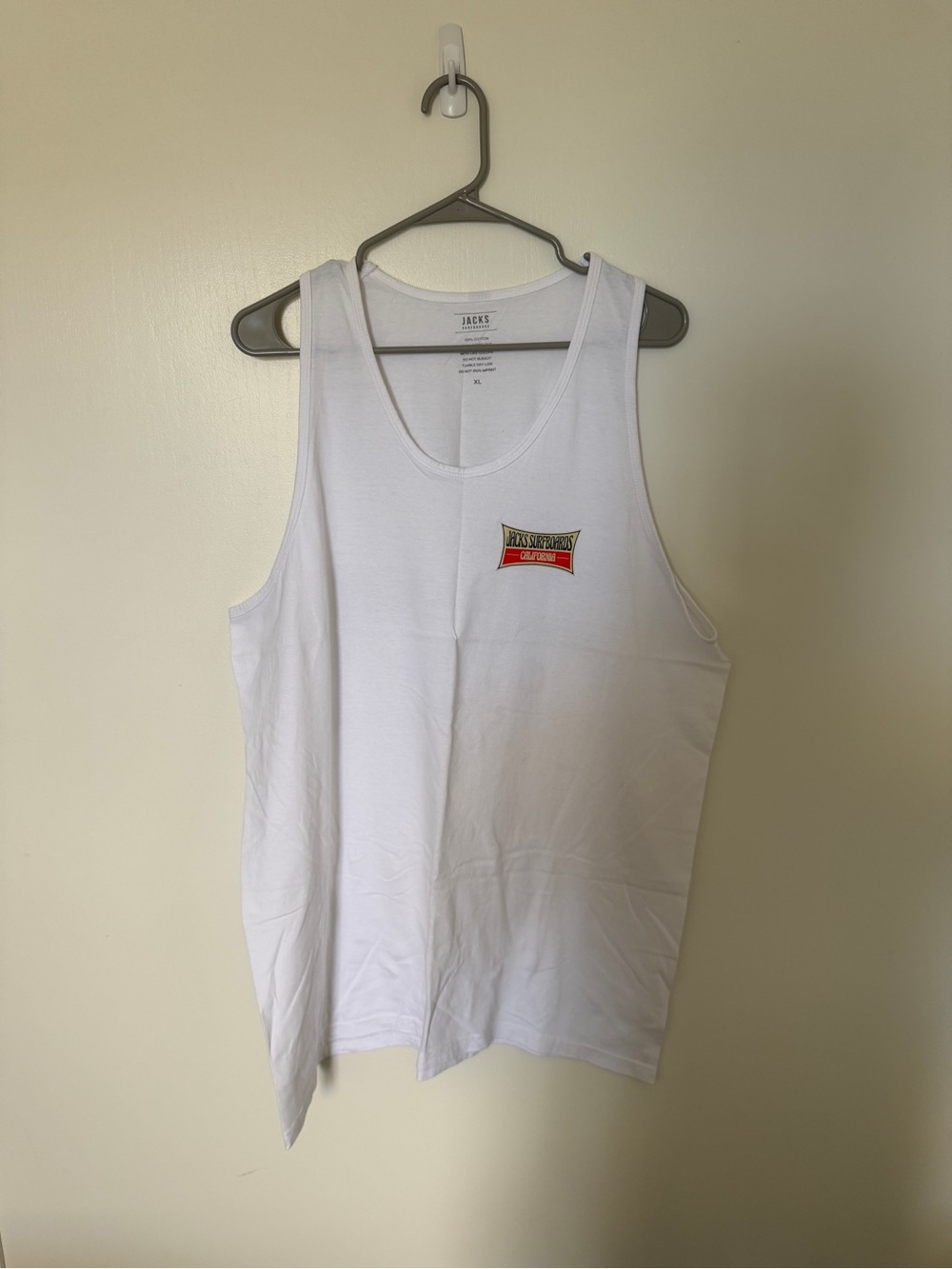 Men’s White Jacks Surfboards Tank Top